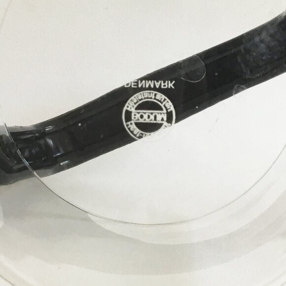 Vintage Bodum Bistro Glass Infuser Tea Pot Glass Black Kettle Space Age Denmark - Picture 9 of 12